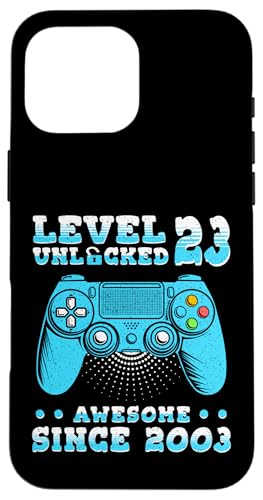 Level 23 Unlocked Birthday 23 Years Old Gifts 23rd Birthday �X�}�z�P�[�X iPhone 16 Pro Max �p