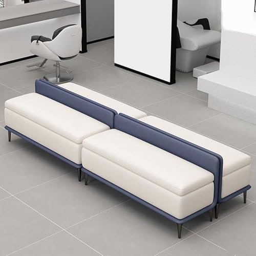 Tabouret de rangement banc chaussures entrée chambre avec grand coffre - 4