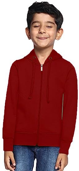 Image of ADBUCKS Rich Cotton Full Sleeves Zipper Jacket with Hoodies for Boys