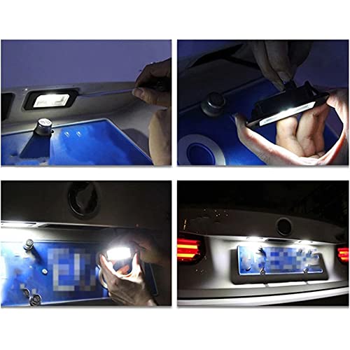 Placa de números de números do carro de 12v LED LED LED CANBUS SEM ERRO PARA BMW E46 4D 1998-2003 MI