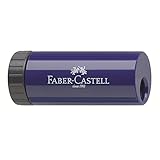 Farbe: Blau. Faber-Castell 183301 - Anspitzer (Manual Pencil Sharpener, blau, rot)