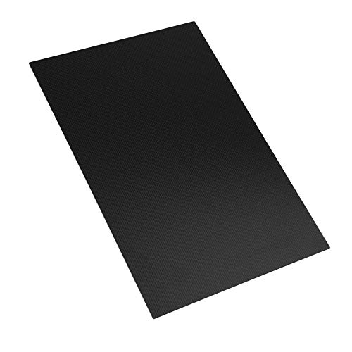 OWSOO Painel de placa de fibra de carbono 3K tecido de sarja simples superfície brilhante mate folha