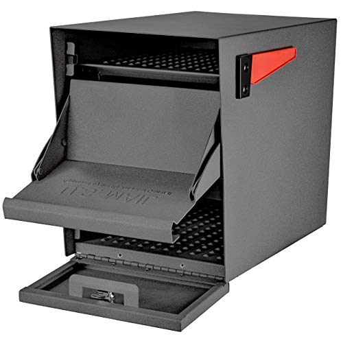 Mail Boss 7205 Package Master Curbside Locking Security Mailbox | Granite 21.5 X 12 X 16.5 Inches #TOP4