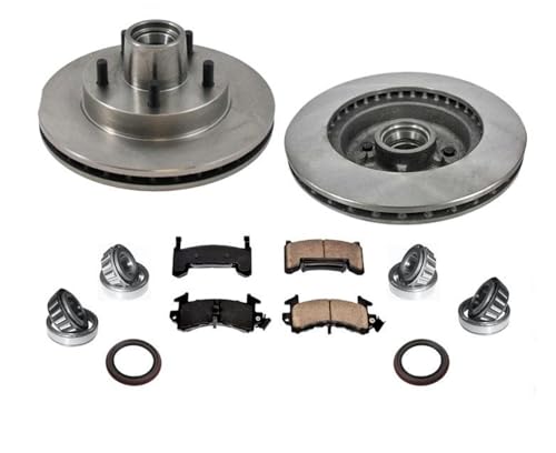 Front Disc Brake Rotors & Brake Pads Wheel Bearings Seals Replacement Parts For Chevrolet Camaro 1982 1983 1984 1985 1986 1987 1988 1989 1990 1991 1992