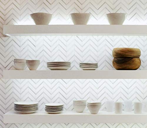 Edge Supply White Melamine 3/4 Inch X 25 Ft Roll Of White Edge Banding – Pre-Glued Flexible Edging – Easy Application Iron-On Edging For Cabinet Repairs, Furniture Restoration #TOP5