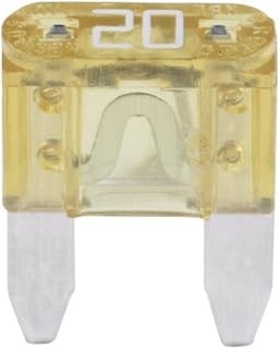 Bussmann ATM-20 Yellow ATM 20 Amp Fast-Acting Automotive Mini Blade Fuses - 5 per Box5