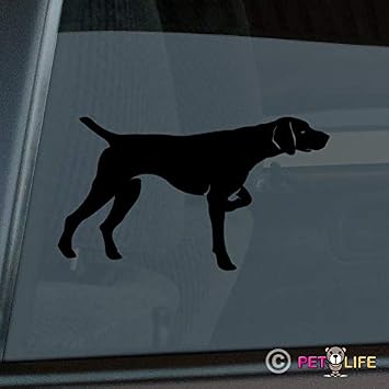 Mister Petlife German Shorthaired Pointer Sticker Vinyl Auto Window GSP dk Black 6.00" x 3.41"