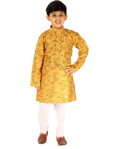 Boy's Silk Indian Kurta For Kids Boys | Traditional Wear | 1 To 16 Years | Pack Of 1 (S-172)