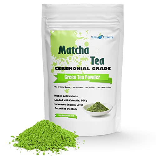 NutriExtracts Matcha Green Tea Powder, Ceremonial Grade, 200g