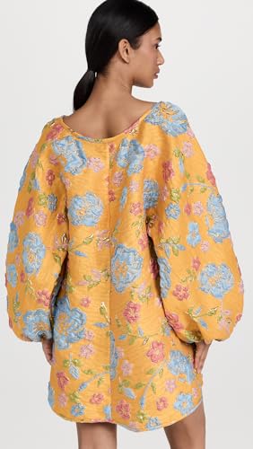 Women's Yellow Good Luck Dress3