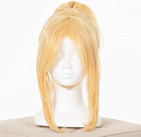 Amazon ハロウィン コスプレ アニメウィッグ ウィッグ シニヨン 三つ編み 金髪 ゴールドアニメキャラ アニメ なりきり イベントコスチューム エクステ カツラ かつら つけ毛 コスチューム 仮装 パーティ カラー ハロウィンコスプレ コスプレ 仮装 通販