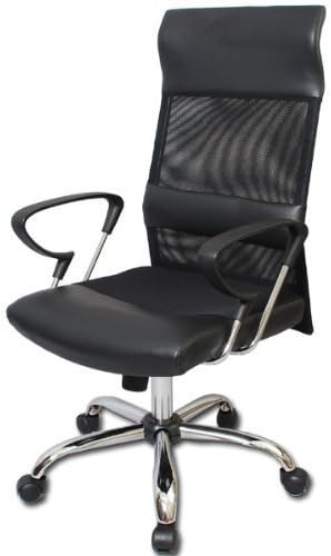 Bodymade Ergonomic Swivel Office Chair with Lumbar Back Support Bolster - Pneumatic Gas Lift and Tilt Adjustment Swivel Chair - Executive Reception Desk Chair - Tall Drafting Chairs (Standard Size)