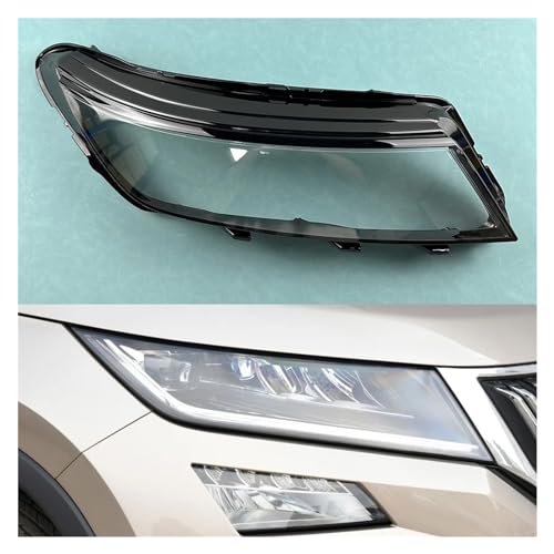 Cache-objectif de phare droit pour Skoda Kodiaq 2017-2021 coque de phare transparent