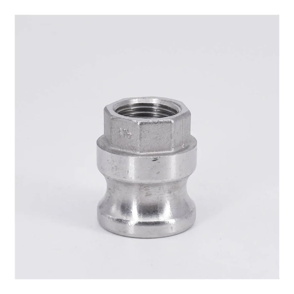 Rvblrdse Women's One Color 1/2" Bspt X Type A Camlock Quick Disconnect Coupling 304 Stianless Cam Groove For Hose Pumps