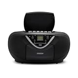 Metronic 477131 przenośny odtwarzacz CD/magnetofon do radia Boombox, czarny