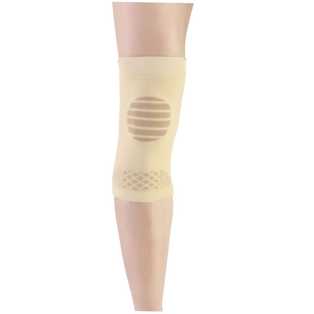 KOMBIUDA 1pc Meniscus Protector Elastic Kneepad for Sports Breathable Knees Braces for Running Riding Basketball Size l