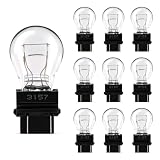 iFunyLED 10 Pack 3157 4157 Bulb, 12V P27/7W, Replacement for Car Tail Brake Reverse Backup Parking Turn Signal...