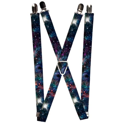 Buckle-Down mens Buckle-down - Galaxy Suspenders Galaxy One Size US