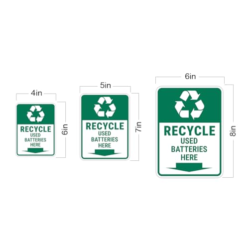 Panneau Collecte de Piles Usagées pour Mur et Porte Format M