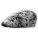 Cappello Berretto Piatto da Uomo Berretto Mimetico Cappello in Cotone Moda Regolabile Cappello da Uomo Verde Militare Stile Militare cap-Camouflage_Gray
