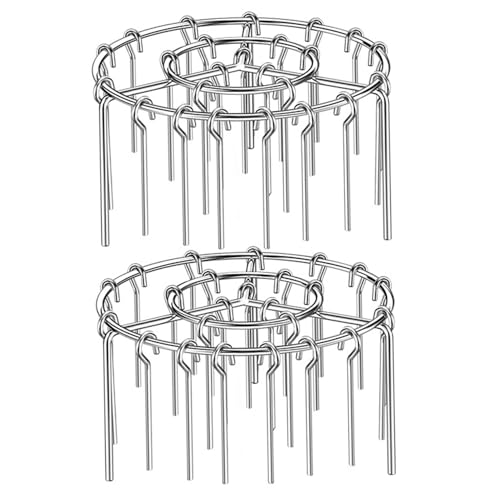 2 ensembles de grilles pour friteuse à air chaud, support à kebabs et porte brochettes pour une cuisson uniforme. Accessoires pour barbecue compatibles four...