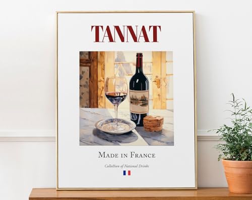 Qanesec Tannat Wine on Maiolica Tile Wall Art