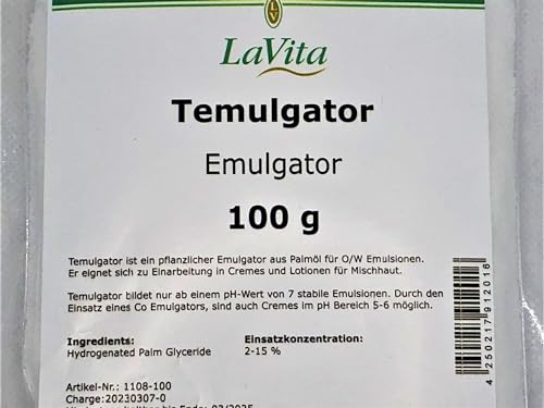 Lavita Temulgator 100g - ehemals Tegomuls - pflanzlicher Emulgator von Lavita