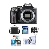 Pentax K-70 24MP Full HD Digital SLR Camera, Body Only, Black - Bundle with 16GB SDHC Card, Camera Bag, Cleaning Kit, Memory Wallet, Software Package