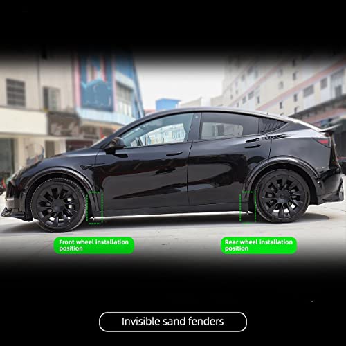 Garde-Boue Tesla Model Y 3 Modification Accessoires Extérieurs 2020-2022 - 4