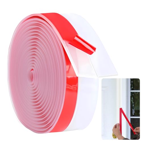Weather Stripping Door Seal for Max Gaps 25mm - 1.97'' W x 20' L Door Draft Stopper for Garage...