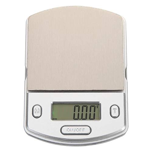 Electronic Multifunctional Weighing Scale,200g/0.01g Portable Palm Jewelry Pocket Scale Digital with LCD Backlight Kitchen Weight Balance Accurate Measurement S (One Color)
