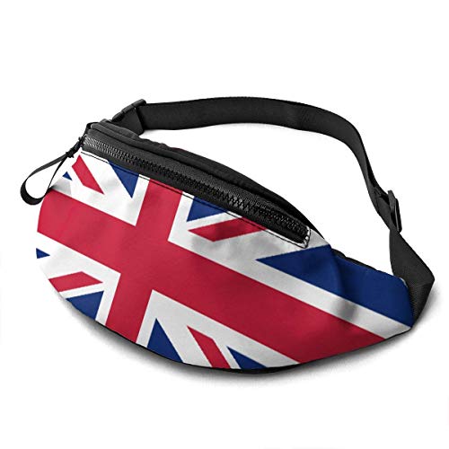 XCNGG Bolso de Cintura Corriente Bolso de Cintura de Ocio Bolso de Cintura Bolso de Cintura de Moda Casual Waist Bag Flag of The United Kingdom For Men Women Running Travel Fashionable Fanny Pack