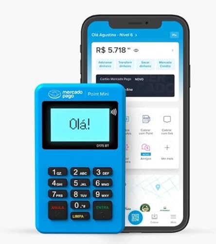 Point Mini NFC - Mercado Pago - Aceita pagamento por aproximação BT