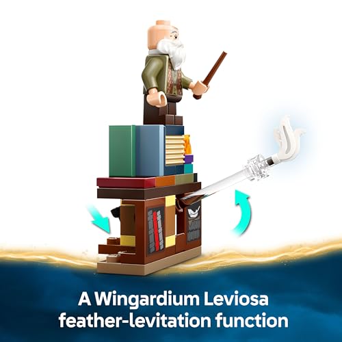 LEGO Harry Potter Hogwarts Castle: Charms Class Set with 3 Minifugures incl. Hermione Granger & Ron Weasley, Features Wingardium Leviosa Levitation Function, Toy for 8+ Year Old Boys & Girls 76442 - Image 5