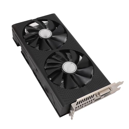 VBESTLIFE 8-GB-Grafikkarte, GDDR5 256-Bit-GPU, 1286/7000 MHz PCIE 3.0 X16 Gaming-Grafikkarte, Desktop-Computer-Grafikkartenunterstützung für DirectX 12