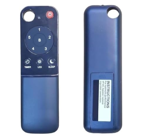 Image of BLACKSHEEP Replacement Remote Control Compatible with Atomberg Ceiling Fan, Wireless with Sleep Mode, Timer, Speed Adjustment, 5 Speed Settings, Black