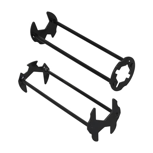 Zfegto Multifunctional Sink Wrench, Faucet Nut Removal Tool, Under Sink Wrench Faucet Tool for Kitchen & Bathroom, 7 Sizes Set of 2