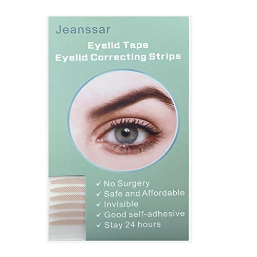 Eyelid Tape,Invisible Eyelid Strips,Droopy Eyelid Lifter,Self-Adhesive Eye Tapes Fiber for Droopy Hooded Mono-eyelids,200 Count Eyelid Correcting Strips