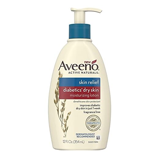 Aveeno Diabetics' Dry Skin Relief Lotion with Triple Oat Complex & Natural Shea Butter, Steroid-Free & Fragrance-Free Dimethicone Skin Protectant for Diabetic Skin Care, 12 fl. oz (Pack of 2)