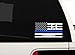 Clearwater FL Florida Pinellas County Thin Blue Line Stealthy USA Flag - Honoring Law Enforcement Officers Flags - Blue Lives Matter Euro Decal Bumper Sticker 3M Vinyl 3