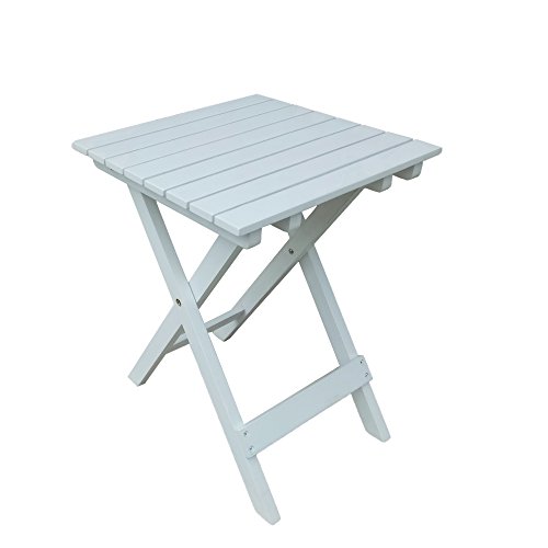 Rocking Rocker - S001Wt White Porch Rocker With Side Table #TOP2