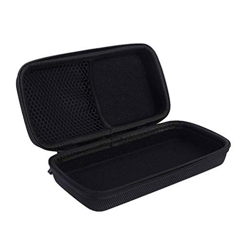 Exceart Hard Case Storage Box Shockproof Mic Waterproof Carrying Case Pouch Black 18.5 * 9 * 4.5Cm #TOP3