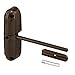 Safety Spring Door Closer, 4-3/4 in. Arm, Diecast Construction, Brown, Non-Handed, Pack of 1