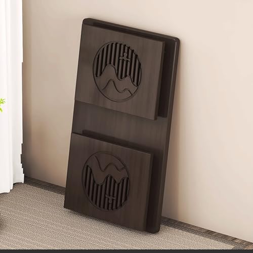 Table basse pliable en noyer aucun assemblage requis gain place - 4