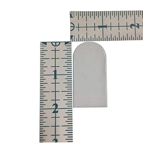 Board Game Pieces- 50 Pack- Blank 1 X 2 Inches Rectangular Tombstone Diecut Token Cards Board Game Chits Tiles Counters Markers Diy D&D #TOP2