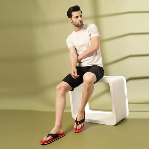 Image of Ortho + Rest Doctor Orthopedic Slippers for Men | Anti-Skid Flip Flops with Acupressure Massage Footbed | Extra Soft and Comfortable Doctor-Recommended Chappal for Pain Relief