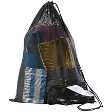 Sporti Swimming Equipment Bags, Mesh Drawstring Backpack,Swim Bag for Swimmers,Mesh Backpack for Beach