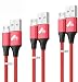Produktbild Micro USB Kabel, Yosou 3Pack [1M 2M 3M] Micro USB Ladekabel Nylon High Speed Android handy Ladekabel Schnellladekabel für Samsung Galaxy S7 S6 S5 J7 Note5, Tablet, Huawei, Sony, HTC, Xiaomi, LG, PS4