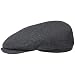 Produktbild Stetson Belfast Silk Schiebermütze Herren - Flatcap aus Seide - Herrencap Made in EU - Seidenmütze Frühjahr/Sommer - Flat Cap grau-schwarz 60 cm