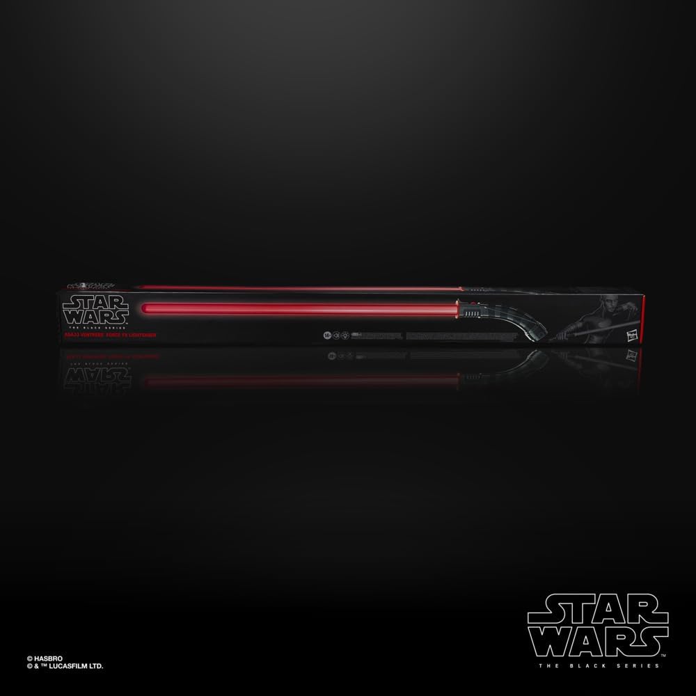 STAR WARS The Black Series Asajj Ventress Force Fx Lightsaber with LEDs & Sound Effects, Collectible Roleplay Item